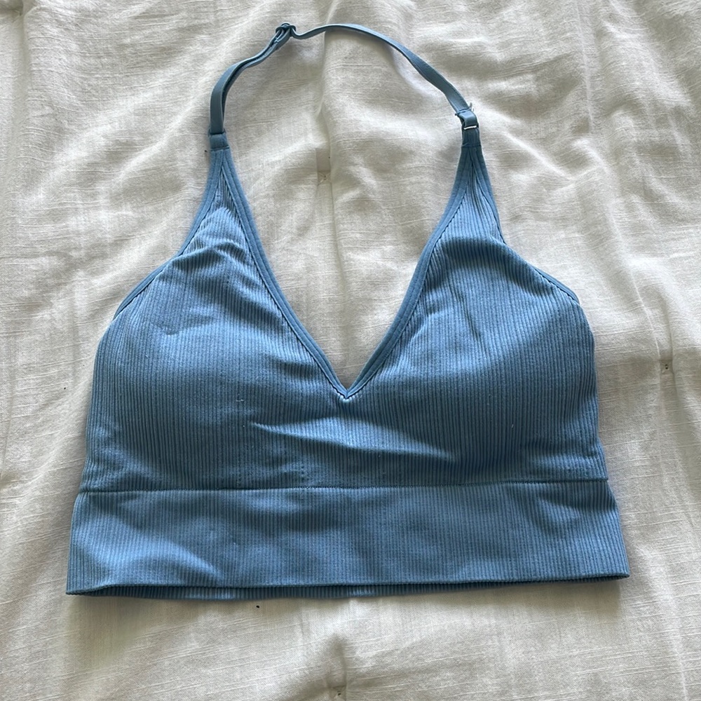 PINK halter lounge bra
